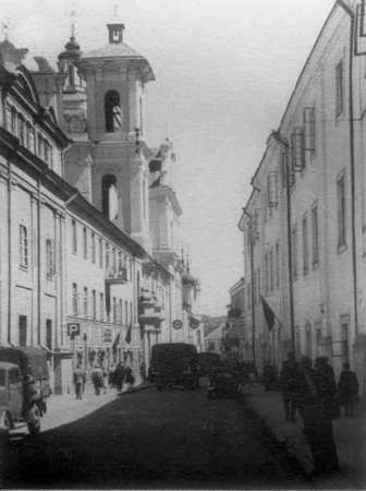 Vilnius, Dominikonų g., sena nuotrauka