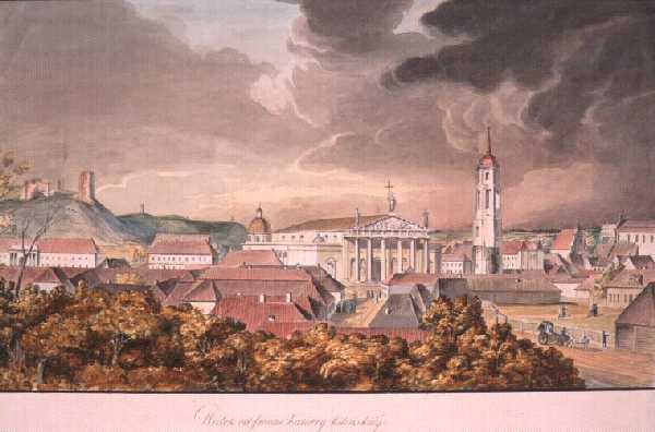 Vilnius, Katedros a., sena nuotrauka